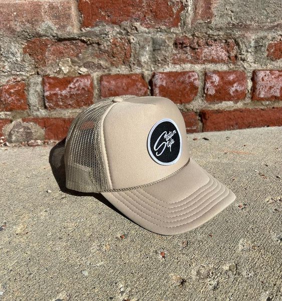 Khaki Foam Trucker